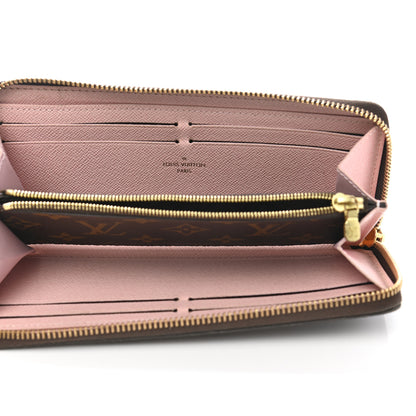 Louis Vuitton Monogram Clemence Wallet Rose Ballerine 5 of 8