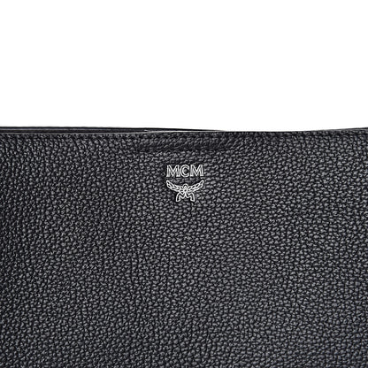 MCM Grained Calfskin Visetos Medium Sarah Hobo Black 8 of 10
