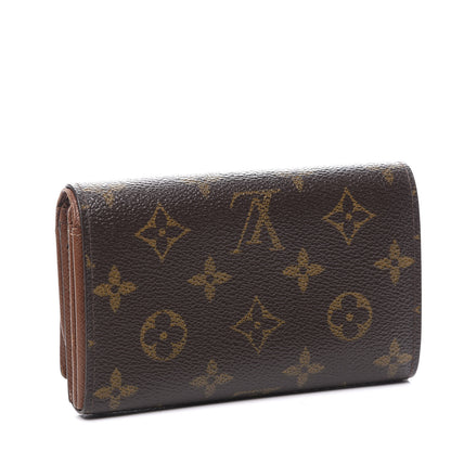 Louis Vuitton Monogram Porte-Monnaie Tresor Wallet 2 of 9