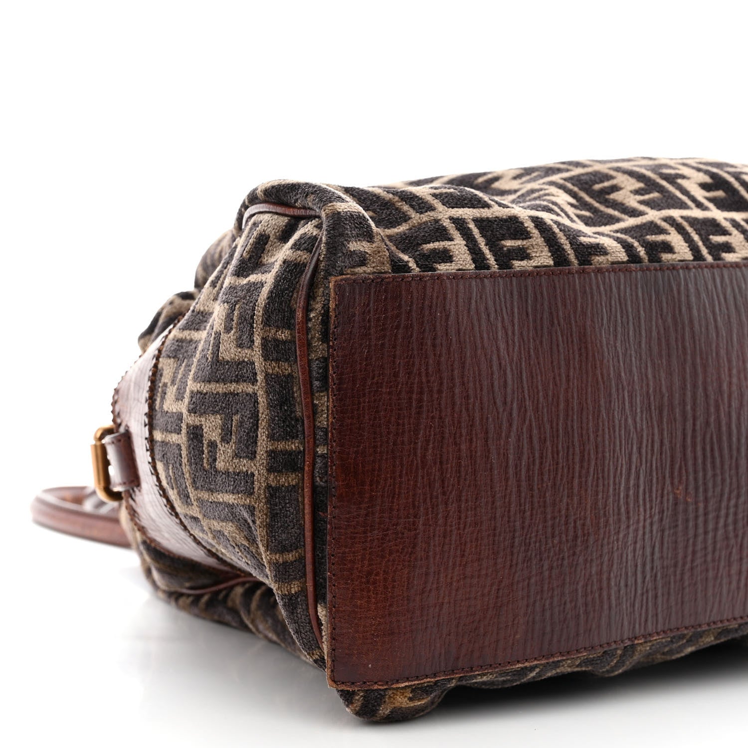 Fendi Velvet Zucca Vitello Large Bag De Jour Fango 11 of 16