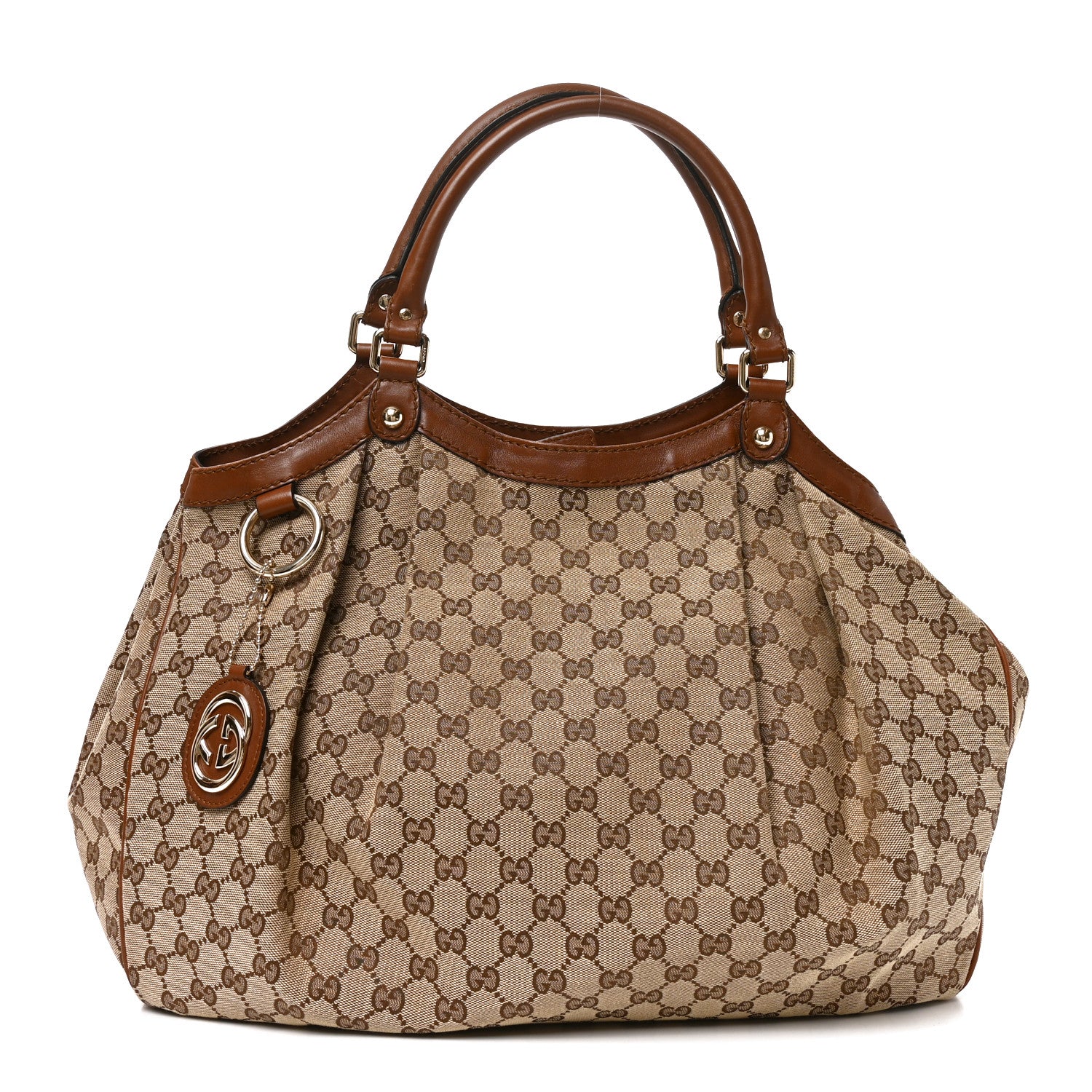 Gucci Monogram Large Sukey Tote Brown 1 of 10