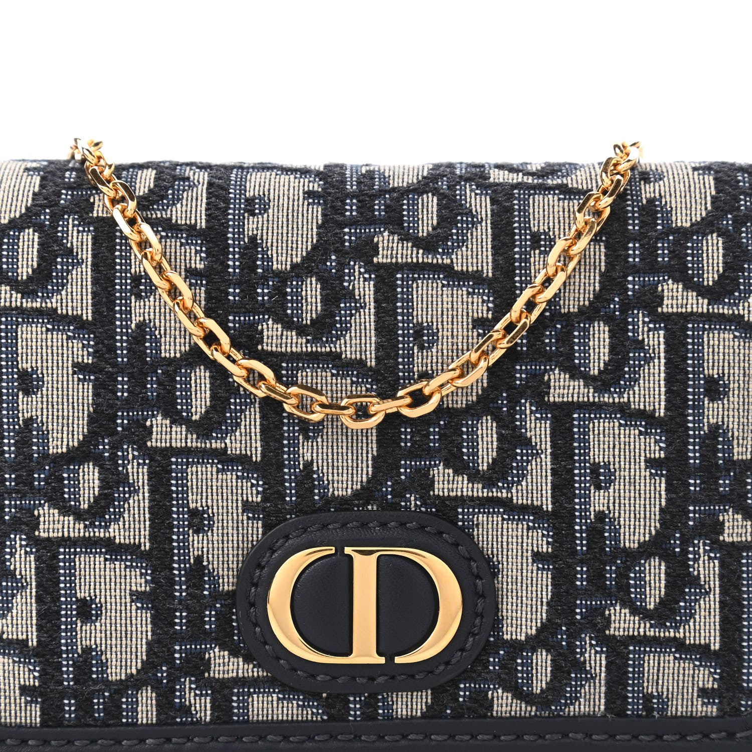 Christian Dior Oblique Nano 30 Montaigne Pouch Blue 10 of 11