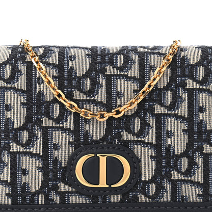 Christian Dior Oblique Nano 30 Montaigne Pouch Blue 10 of 11