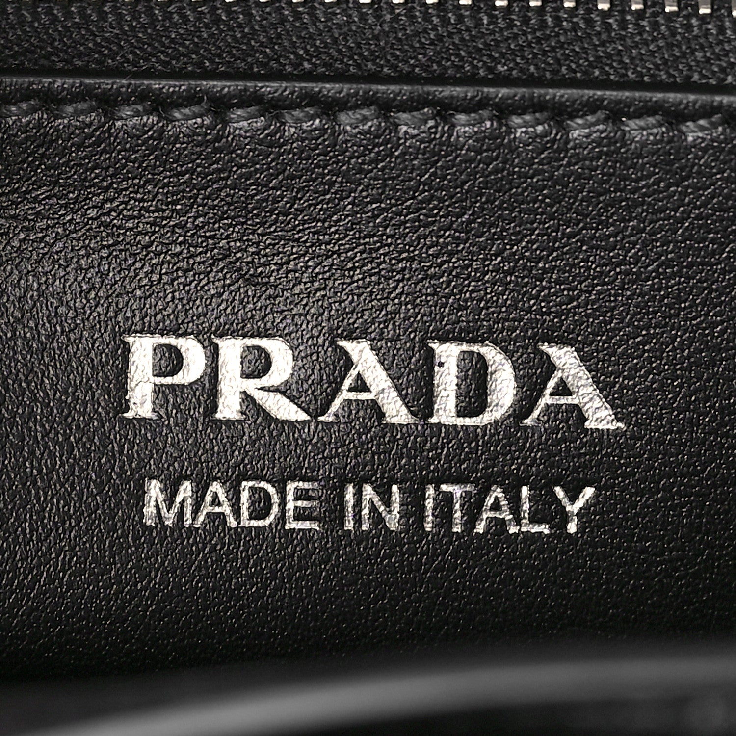 Prada Saffiano City Calfskin Studded Elektra Shoulder Bag Black Fuoco 6 of 8