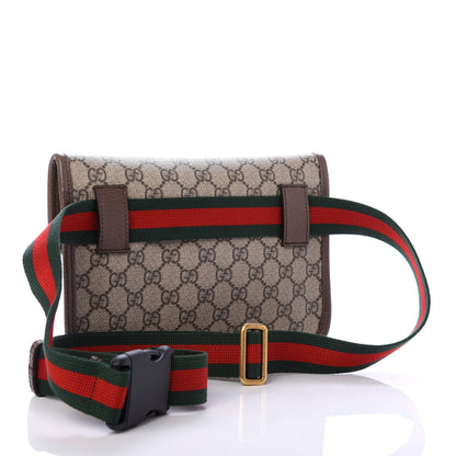 Gucci GG Supreme Monogram Neo Vintage Web Belt Bag Brown 3 of 10