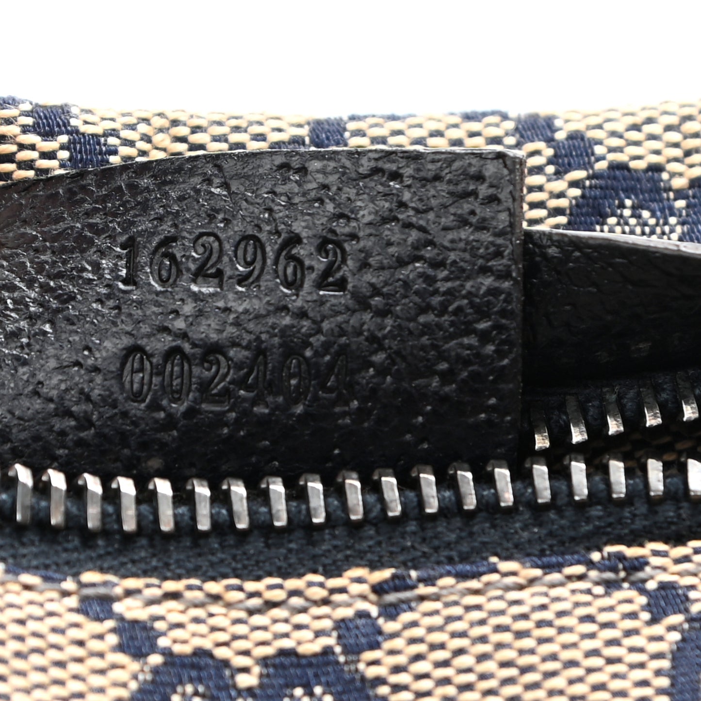 GG Monogram Web Double Pocket Belt Bag Navy