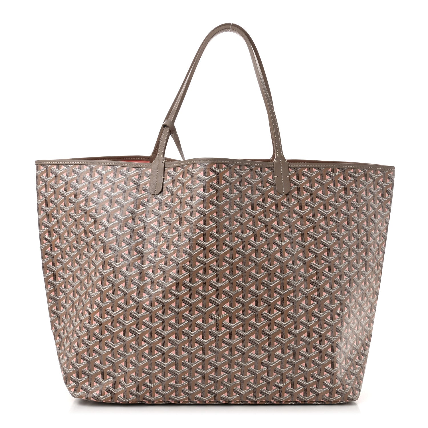 Goyard Goyardine Saint Louis Claire Voie GM Grege Powder Pink 1 of 11