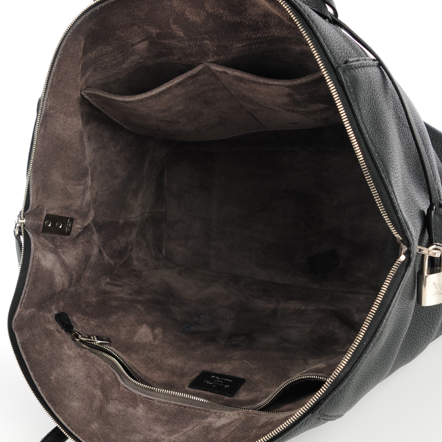 Louis Vuitton Veau Cachemire Soft Lockit MM Black 8 of 8