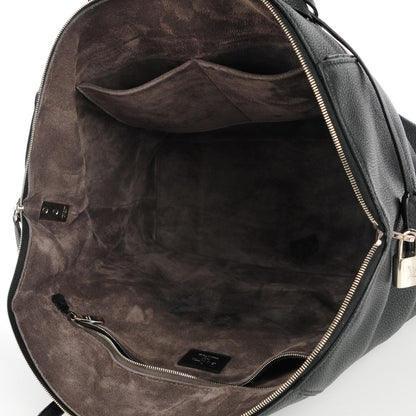 Louis Vuitton Veau Cachemire Soft Lockit MM Black 8 of 8