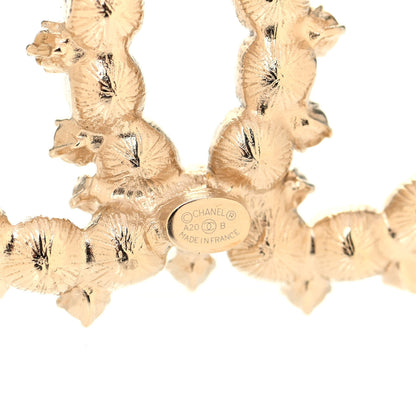 Chanel Crystal Pearl CC Brooch Gold 4 of 4