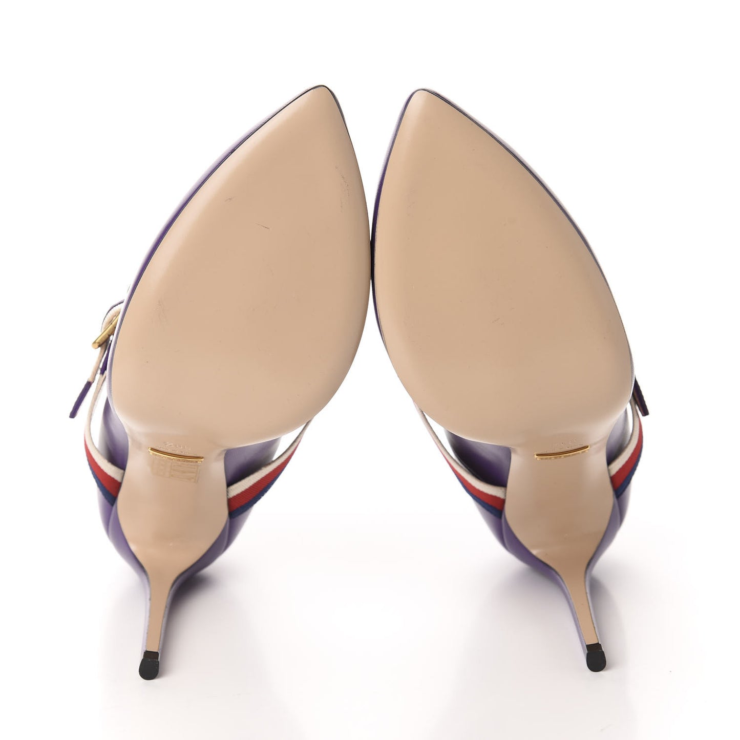 Malaga Kid Sylvie High Heel Pumps 39.5 Shine Purple