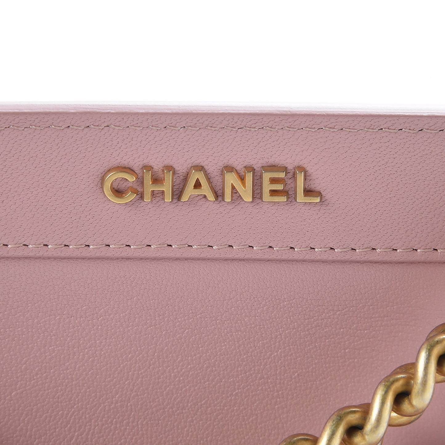 Lambskin Quilted Curved Flap Pink
