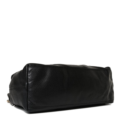 Gucci Pebbled Calfskin Medium Soho Chain Shoulder Bag Black 4 of 18