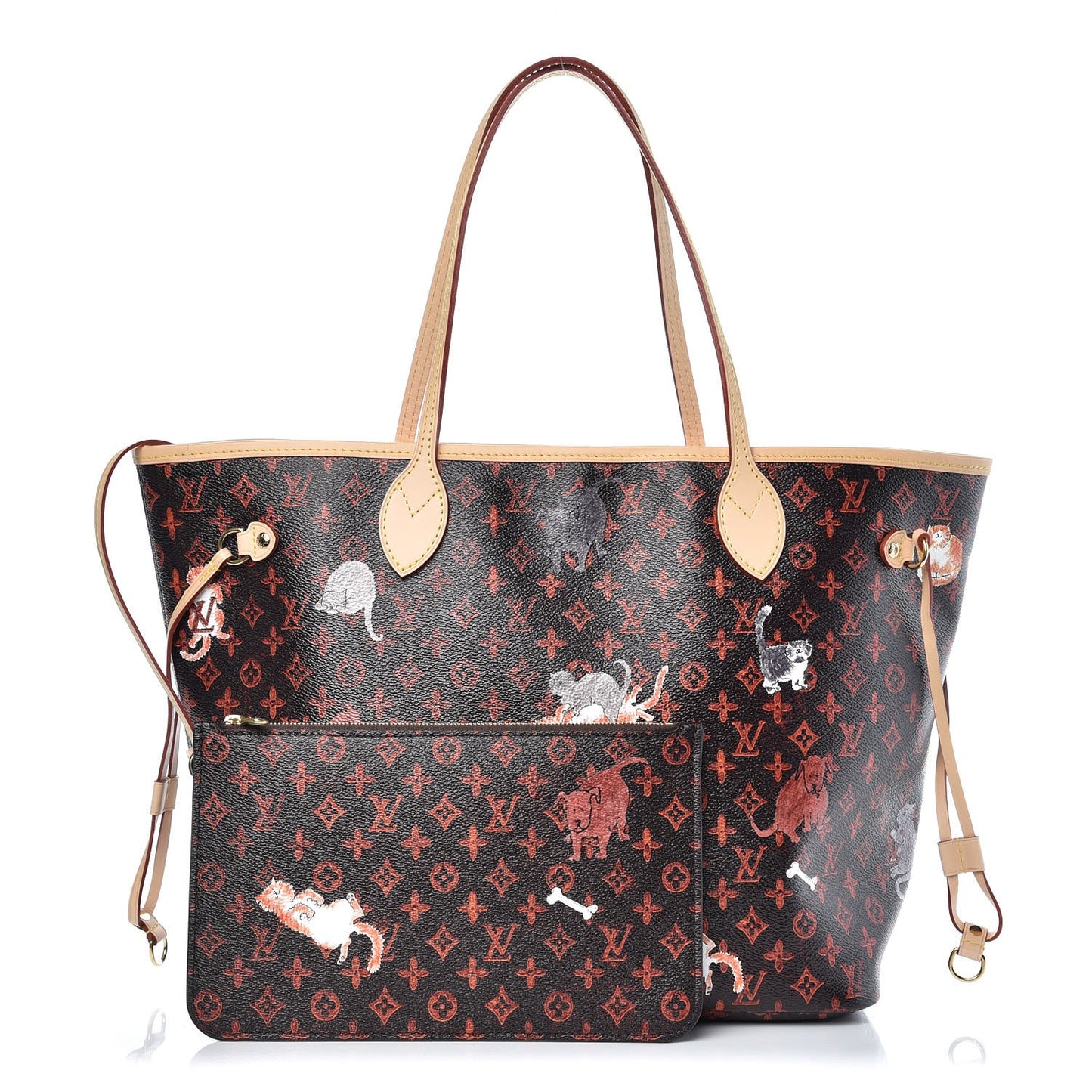 Catogram Neverfull MM Marron