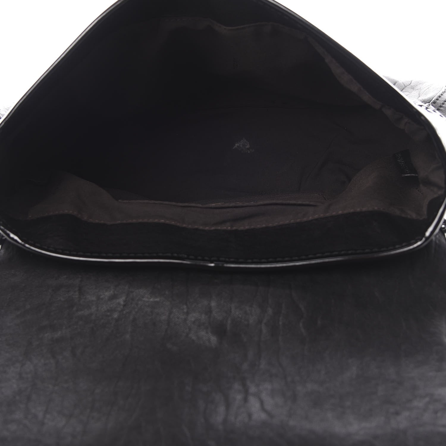 Fendi Nappa Patent B Bag Black 5 of 15