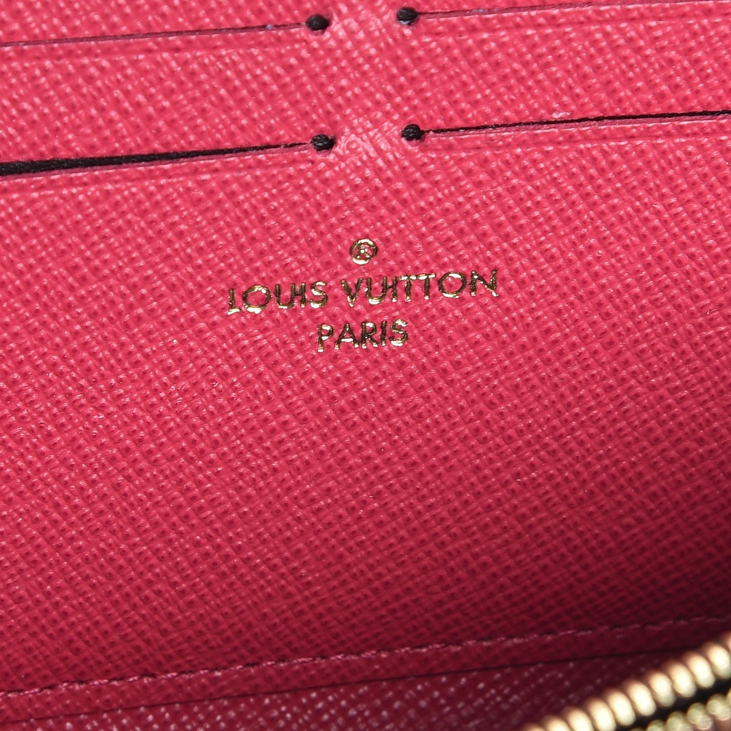 Monogram Clemence Wallet Fuchsia