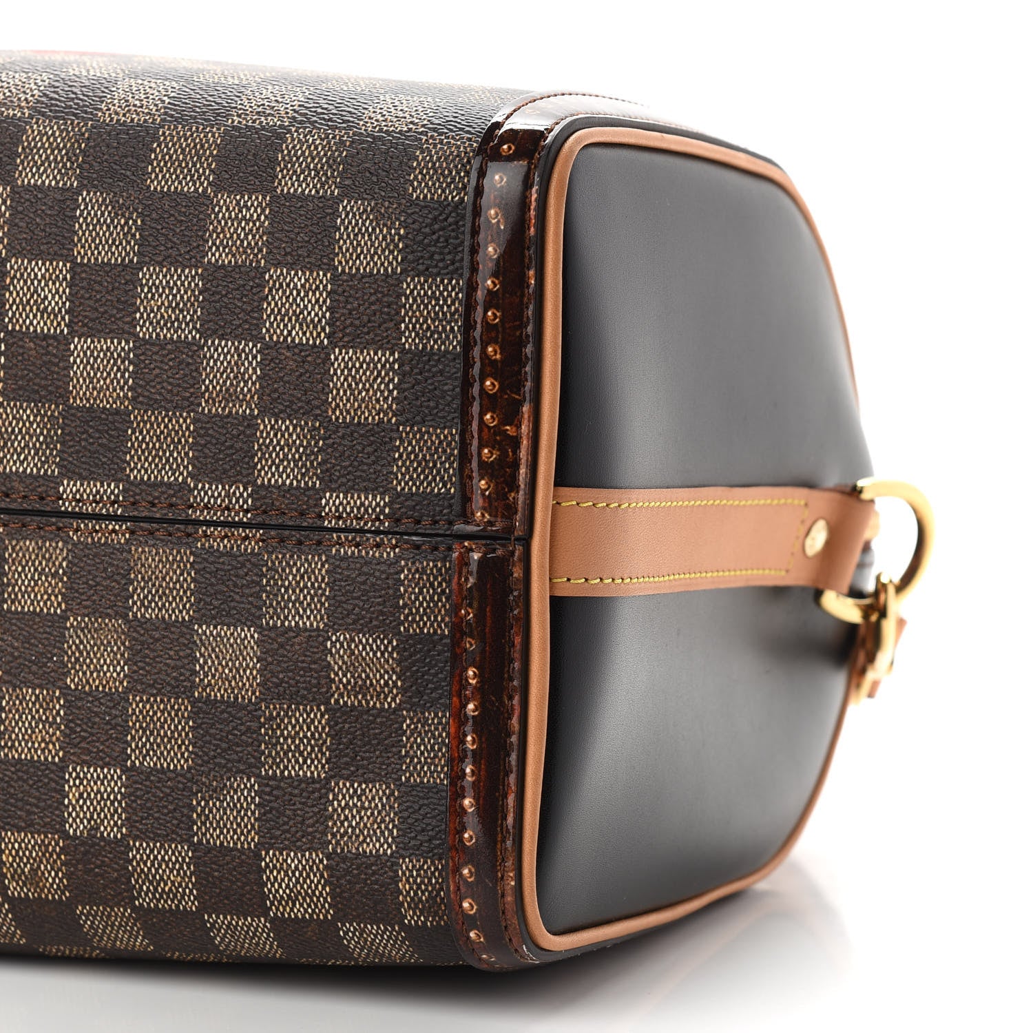Louis Vuitton Transformed Damier Ebene Time Trunk Speedy Bandouliere 25 Black 9 of 9