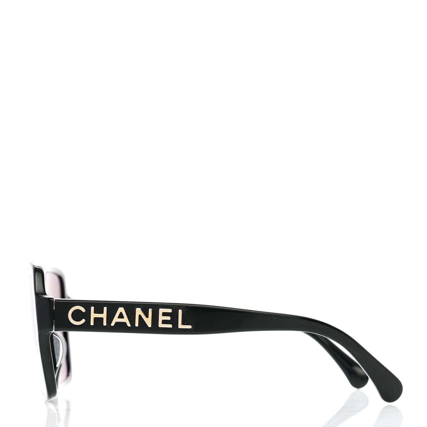 Acetate Polarized Square Sunglasses 5408-A Black