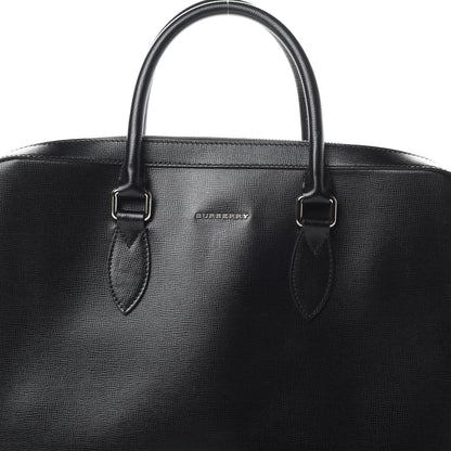 Burberry Textured Calfskin Barrow Briefcase Black 8 of 15