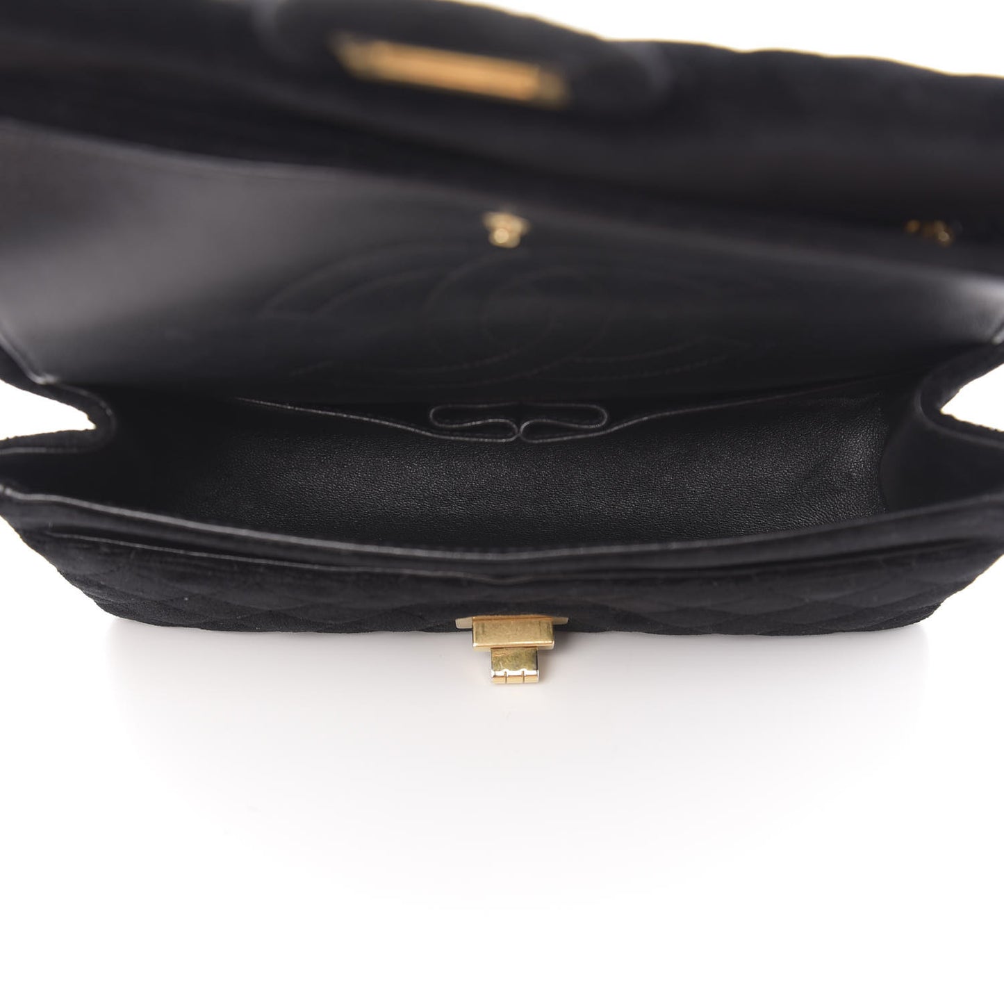 Velvet Quilted 2.55 Reissue 225 Flap Black