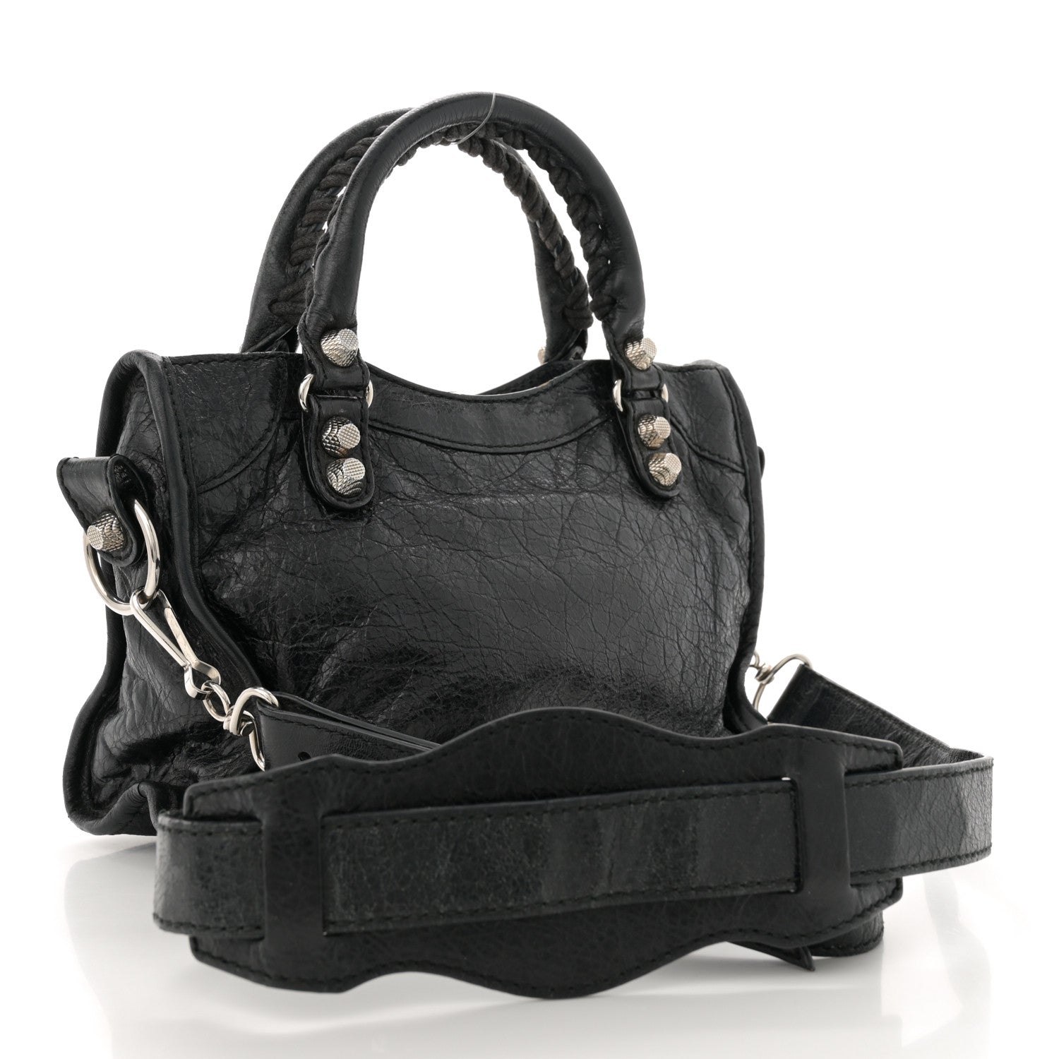 Balenciaga Agneau Giant 12 Silver Hardware Mini City Black 4 of 18