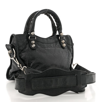 Balenciaga Agneau Giant 12 Silver Hardware Mini City Black 4 of 18