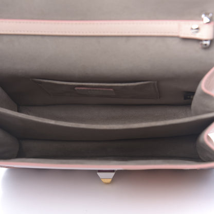 Fendi Vitello Dolce Scalloped Studded Scrollwork Kan I Shoulder Bag Plaster Black 5 of 12