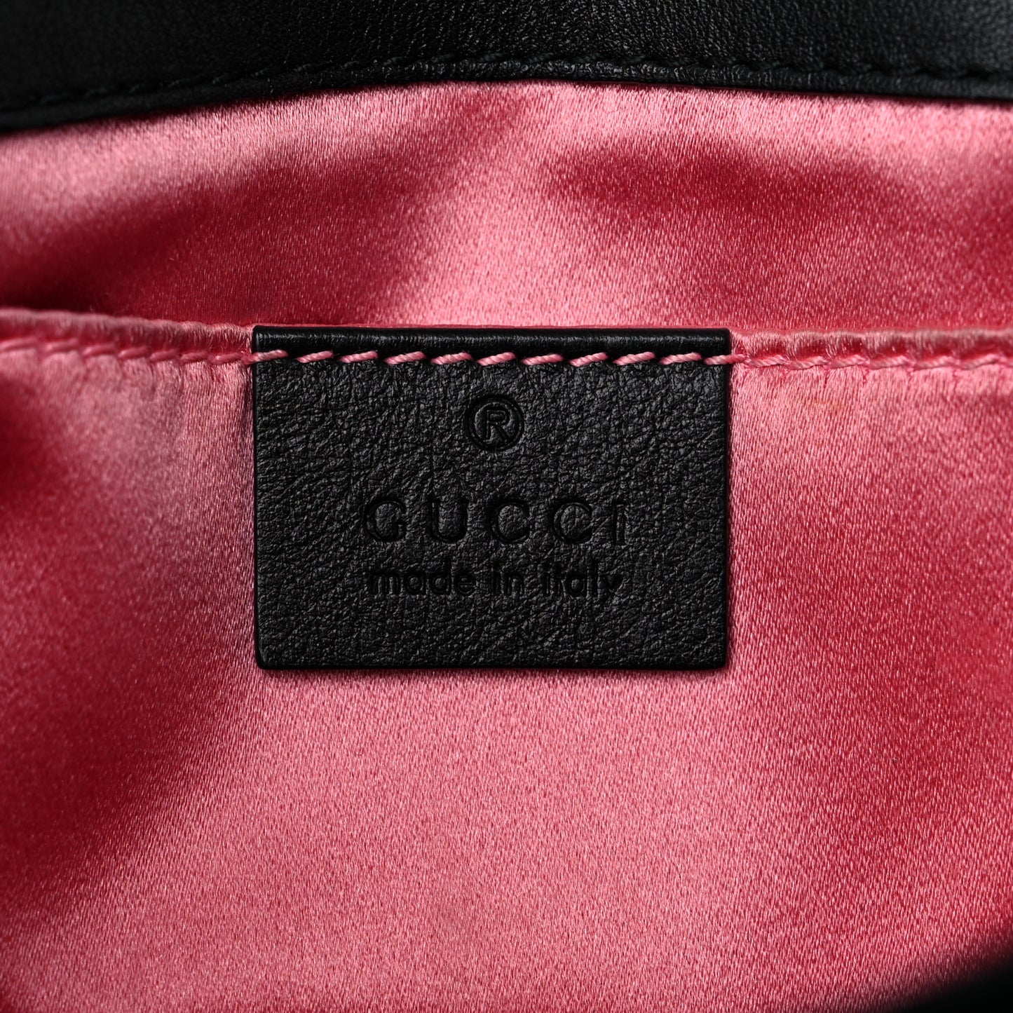 Velvet Matelasse Mini GG Marmont Shoulder Bag Black