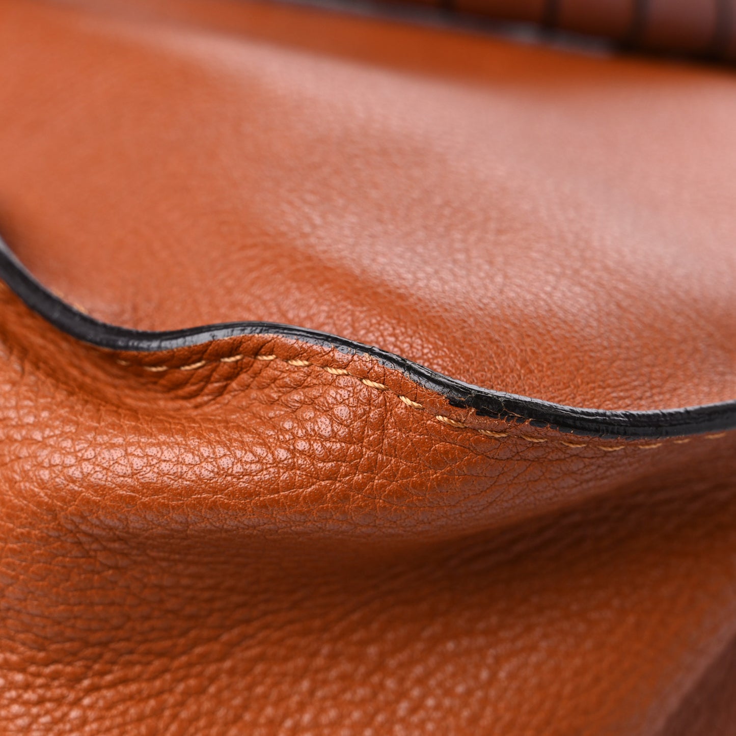 Calfskin Medium Marcie Satchel Tan