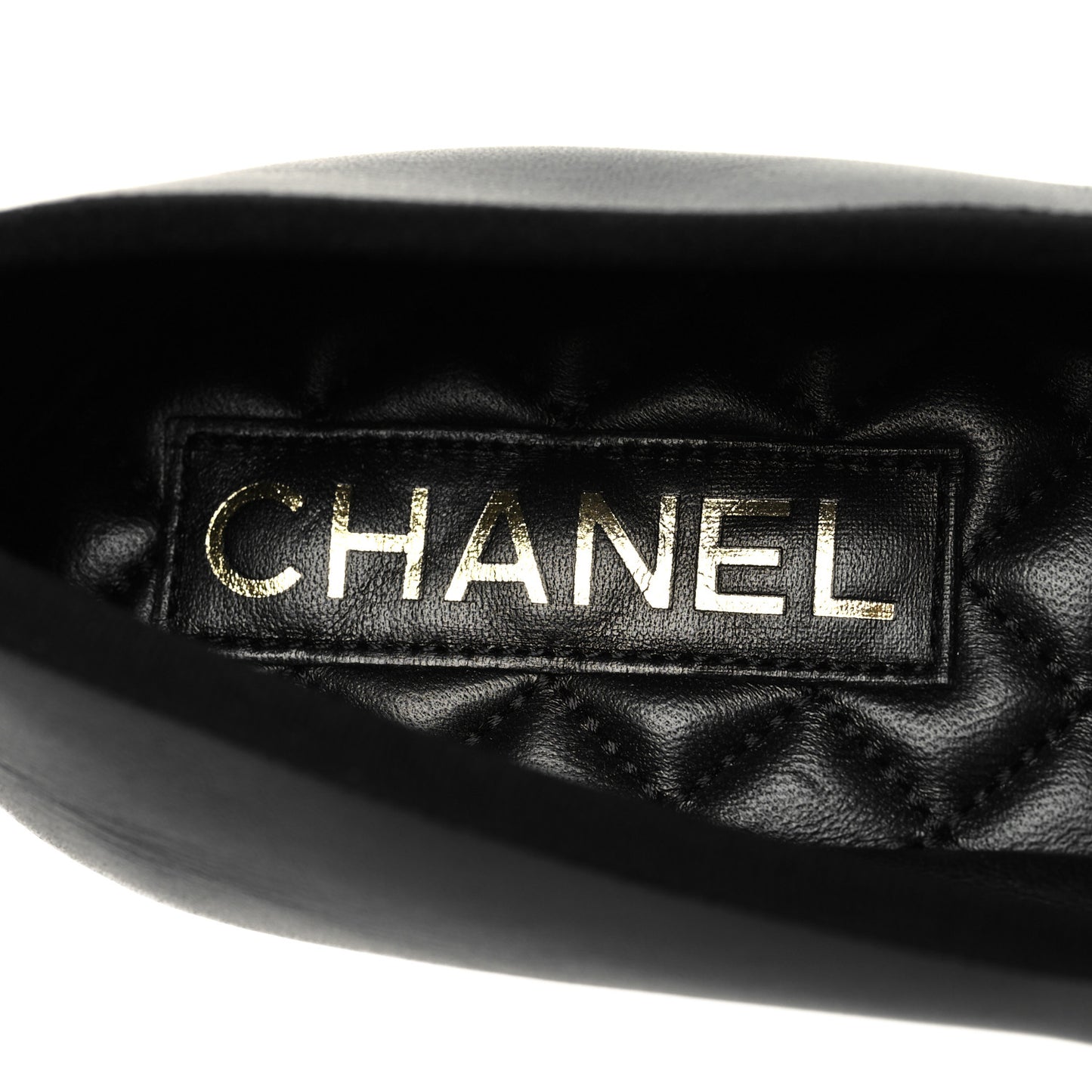 Lambskin Mary Jane Flats 38 Black