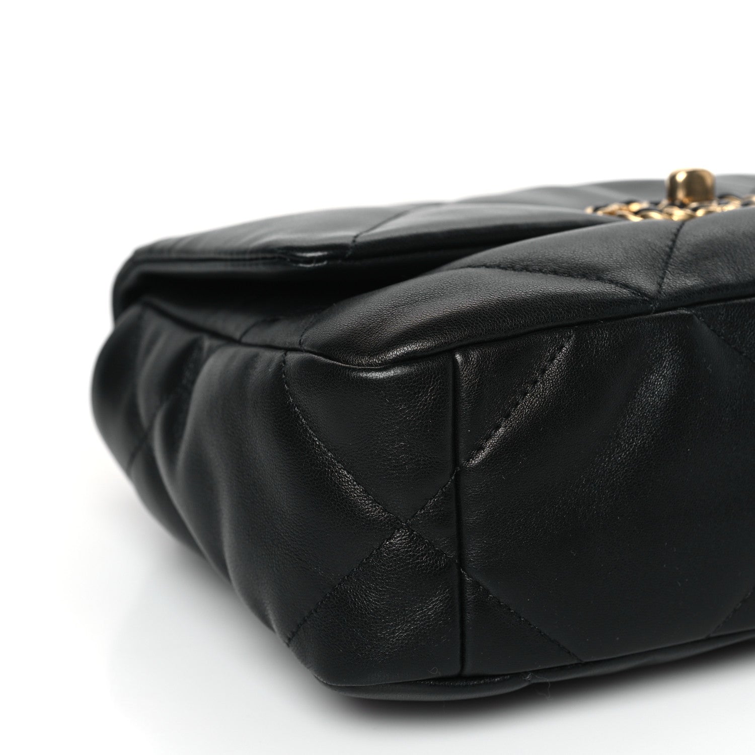 Chanel Lambskin Quilted Medium Chanel 19 Flap Black 8 of 9
