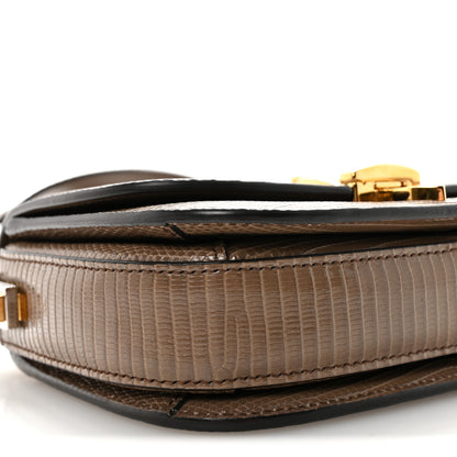 Gucci Lizard Mini Sylvie 1969 Messenger Bag Taupe 9 of 10