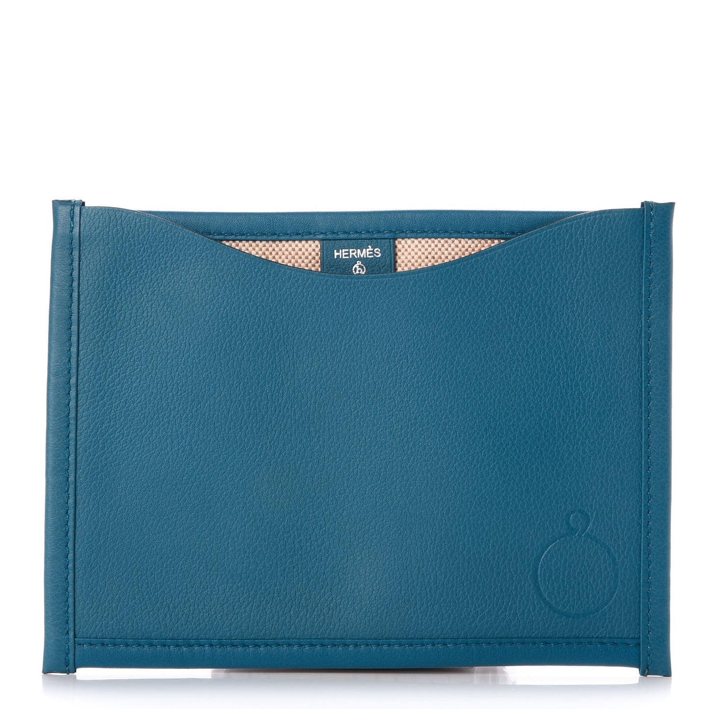 Swift Toile Petit H Passport Holder Bleu Thalassa