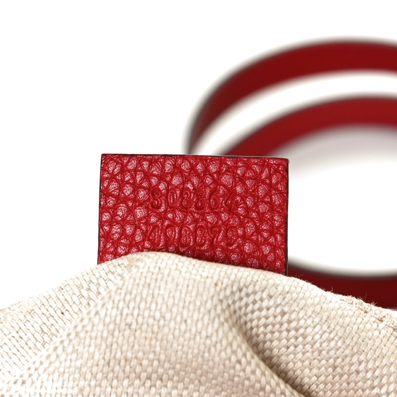 Gucci Pebbled Calfskin Small Soho Disco Bag Tabasco Red 7 of 14
