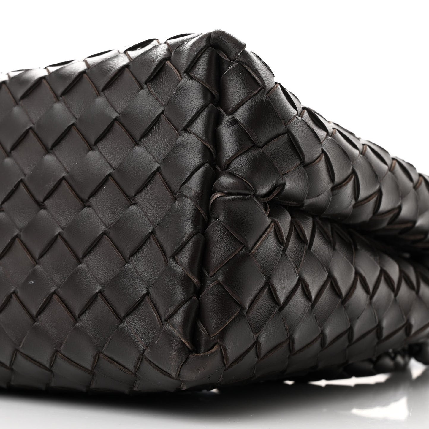 Nappa Intrecciato Medium Andiamo Shoulder Bag Fondant