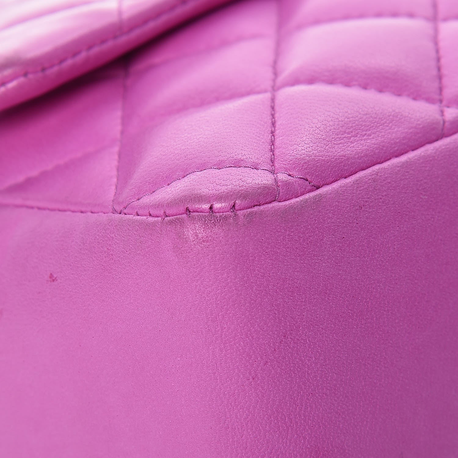 Chanel Lambskin Heart Valentine Medium Flap Fuchsia 8 of 17