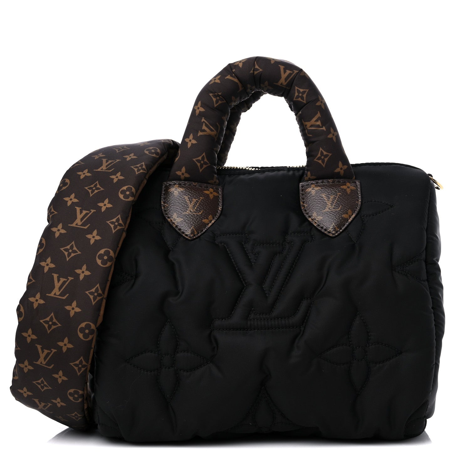 Louis Vuitton Econyl Mini Monogram Pillow Speedy Bandouliere 25 Black ...