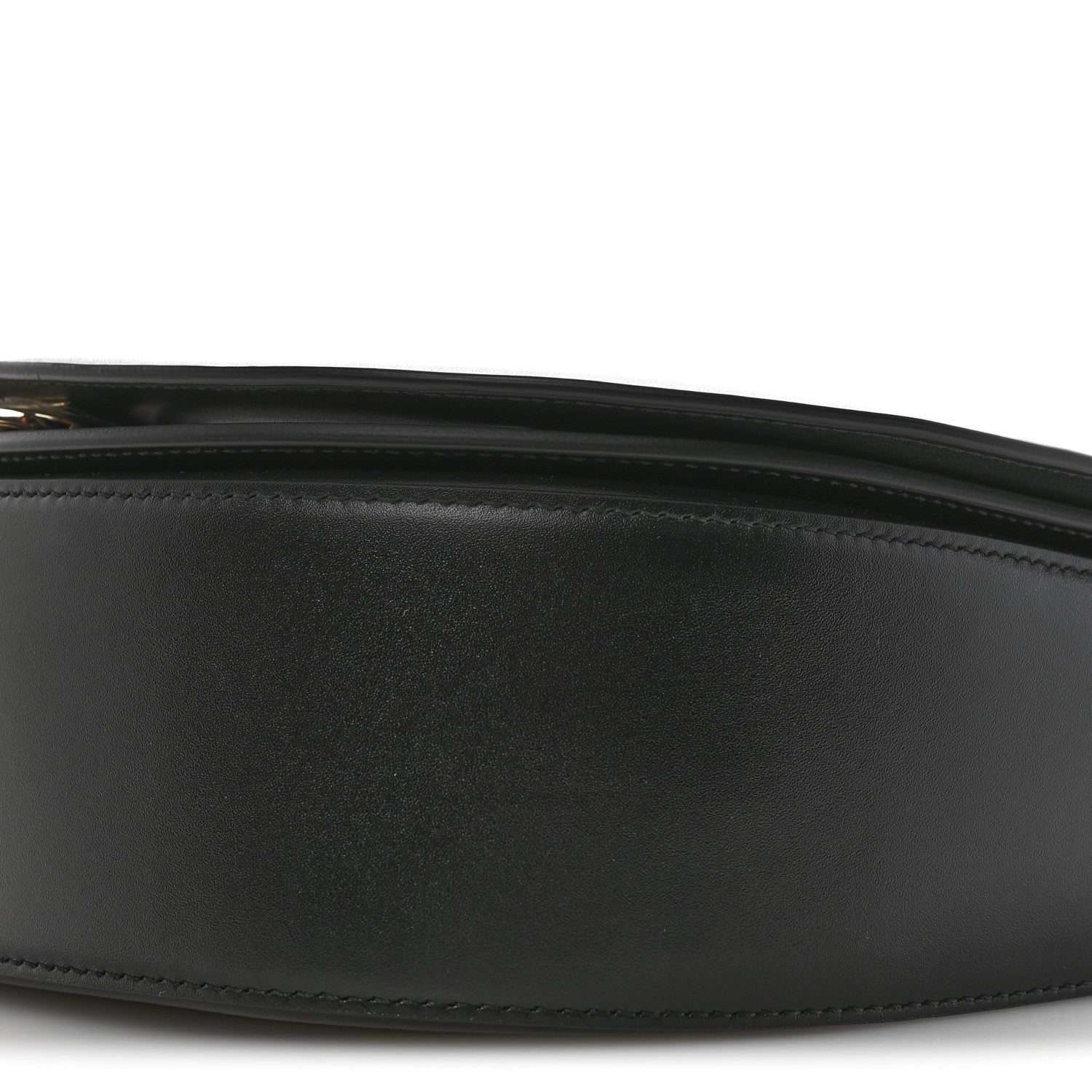 Salvatore Ferragamo Calfskin Large Vela Flap Bag Black 9 of 11