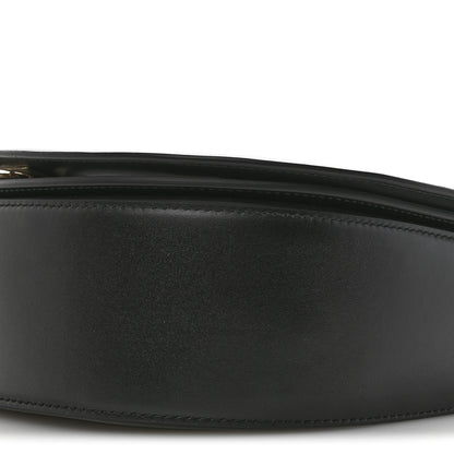 Salvatore Ferragamo Calfskin Large Vela Flap Bag Black 9 of 11