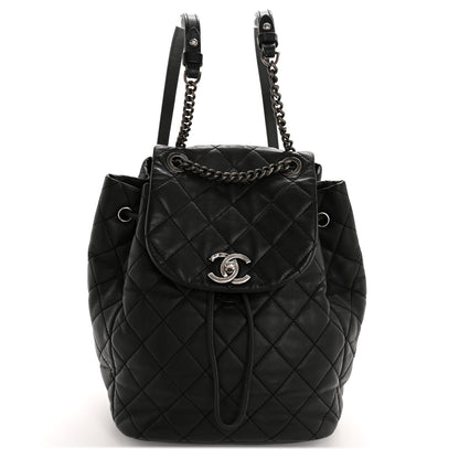 Chanel Lambskin Quilted Daily Supple Backpack Black 1 of 15