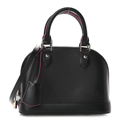 Louis Vuitton Epi Alma BB Black Hot Pink 1 of 8