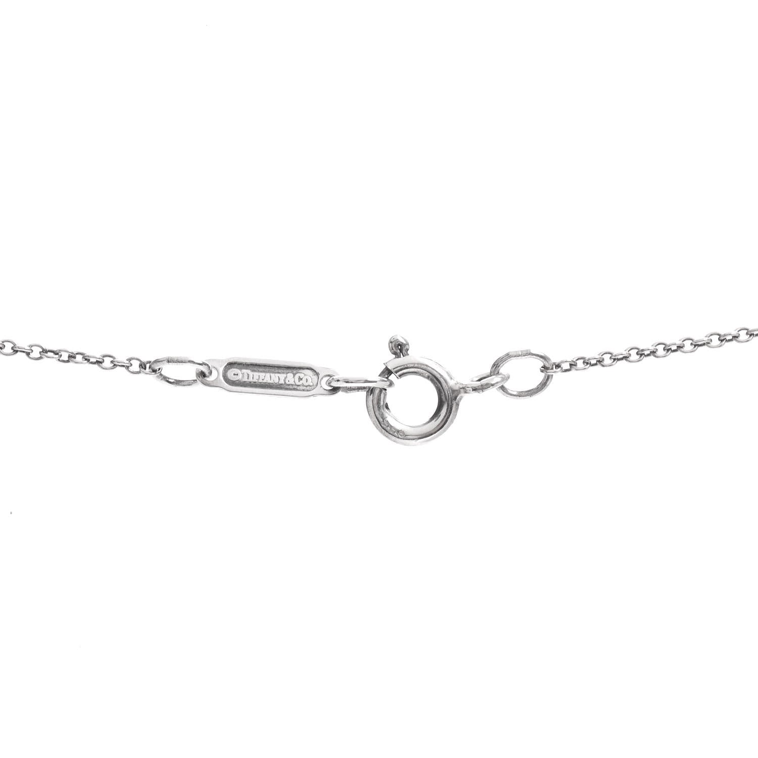 Tiffany Sterling Silver 1837 Interlocking Circles Pendant Necklace 4 of 4