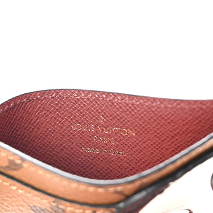 Louis Vuitton Reverse Monogram Dog Animation Card Holder 6 of 6