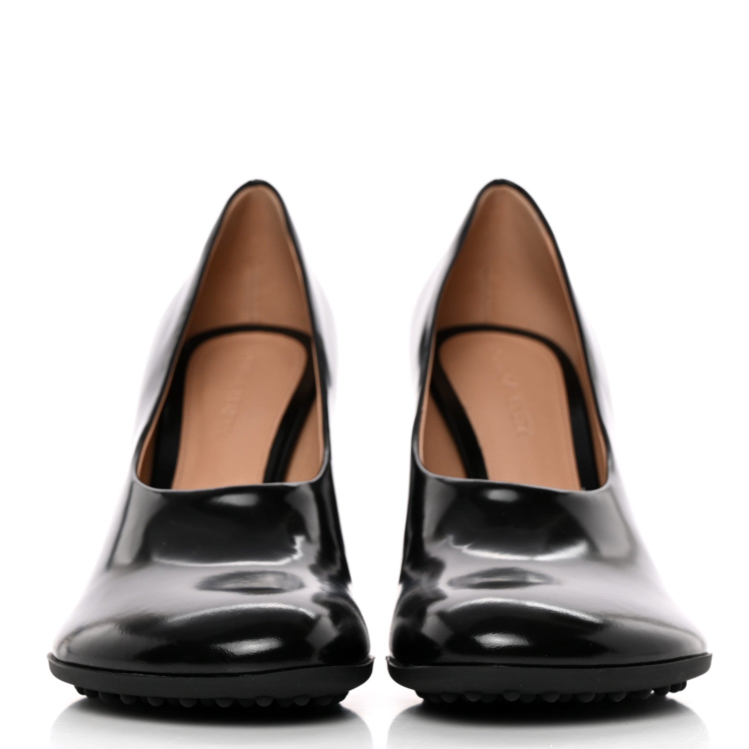 Bottega Veneta Latex Atomic Pumps 40 Black 2 of 10