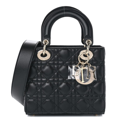 Christian Dior Lambskin Cannage Small My ABCDior Lady Dior Black 1 of 11