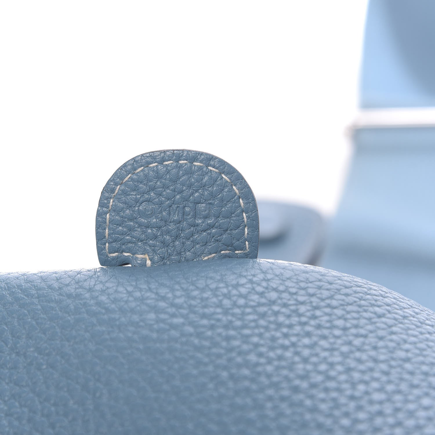 Hermes Taurillon Clemence Evelyne III GM Blue Jean 7 of 10