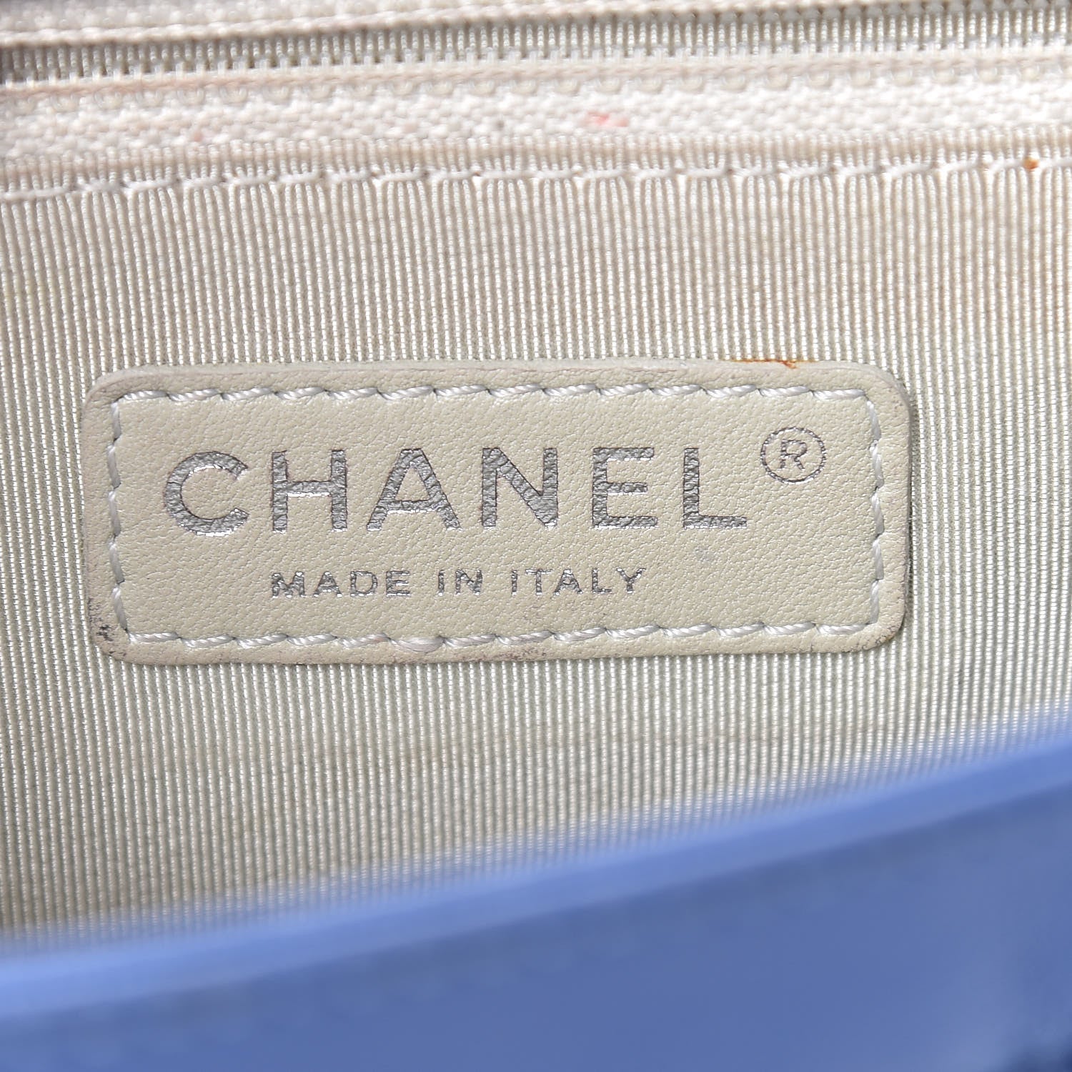 Chanel Washed Lambskin Quilted Mini Chain Around Flap Blue 6 of 10