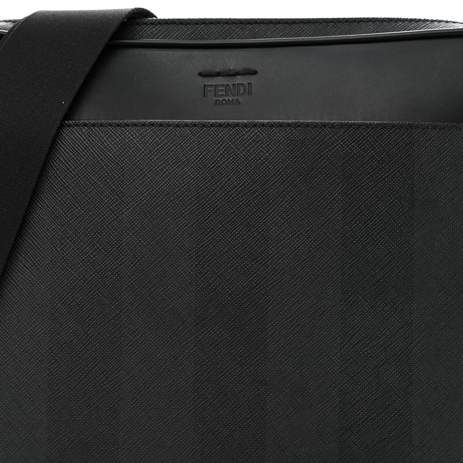 Fendi Spalmati Pequin Messenger Bag Black 8 of 10