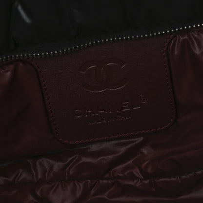 Chanel Nylon Quilted Large Coco Cocoon Tote Black 6 of 11