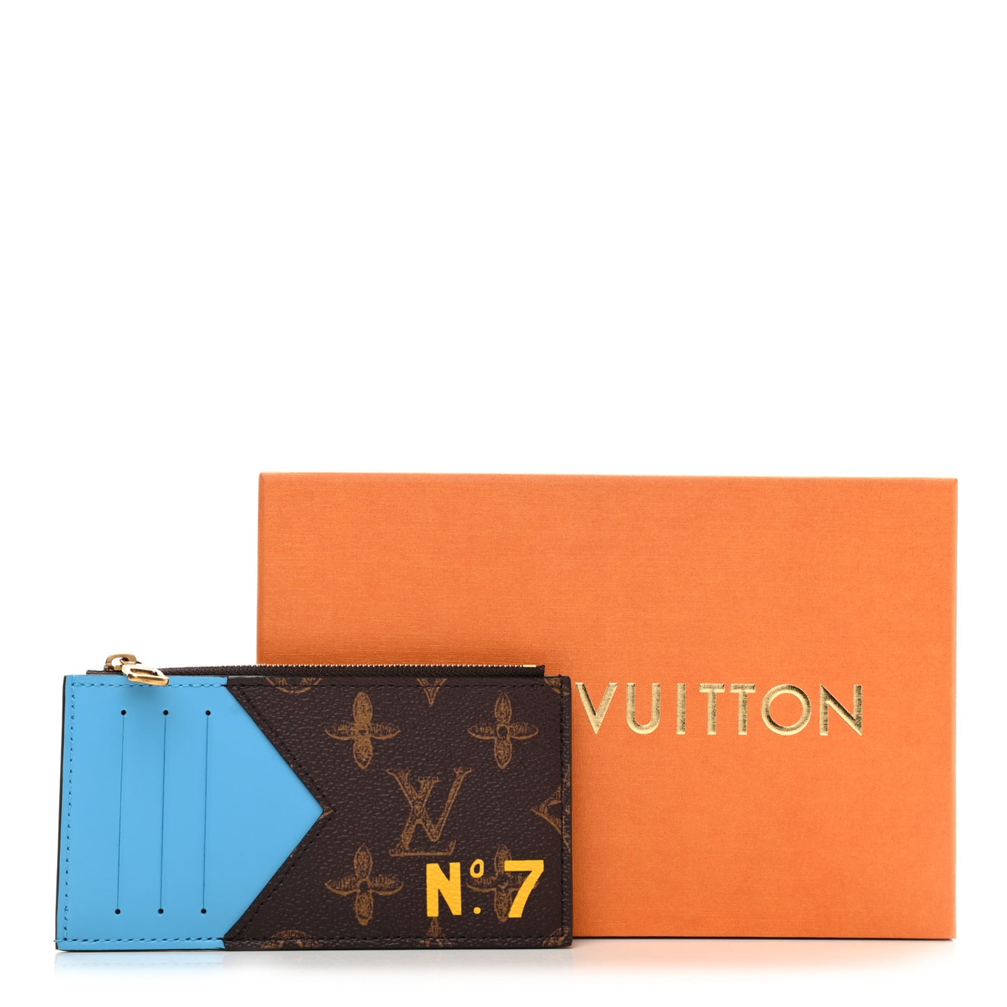 Monogram Vintage Calfskin Trunk L'œil Coin Card Holder